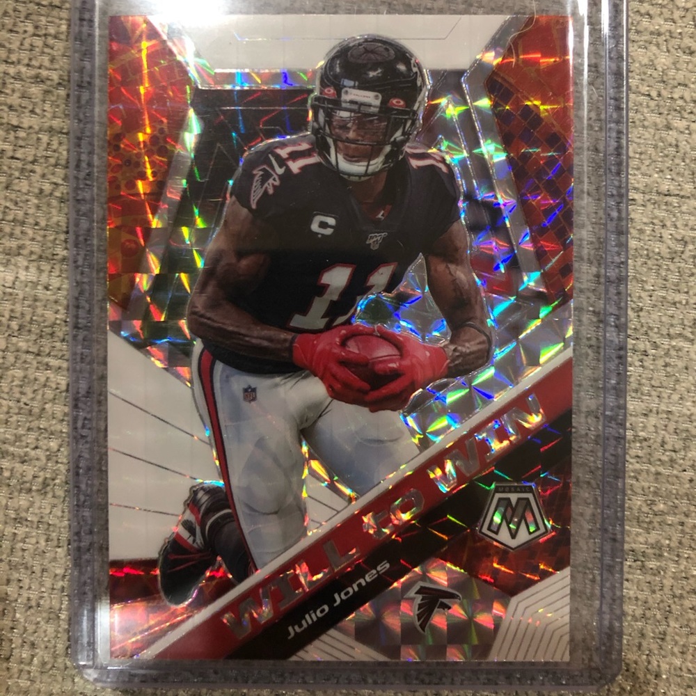 Julio Jones Card Mosaic Will to Win